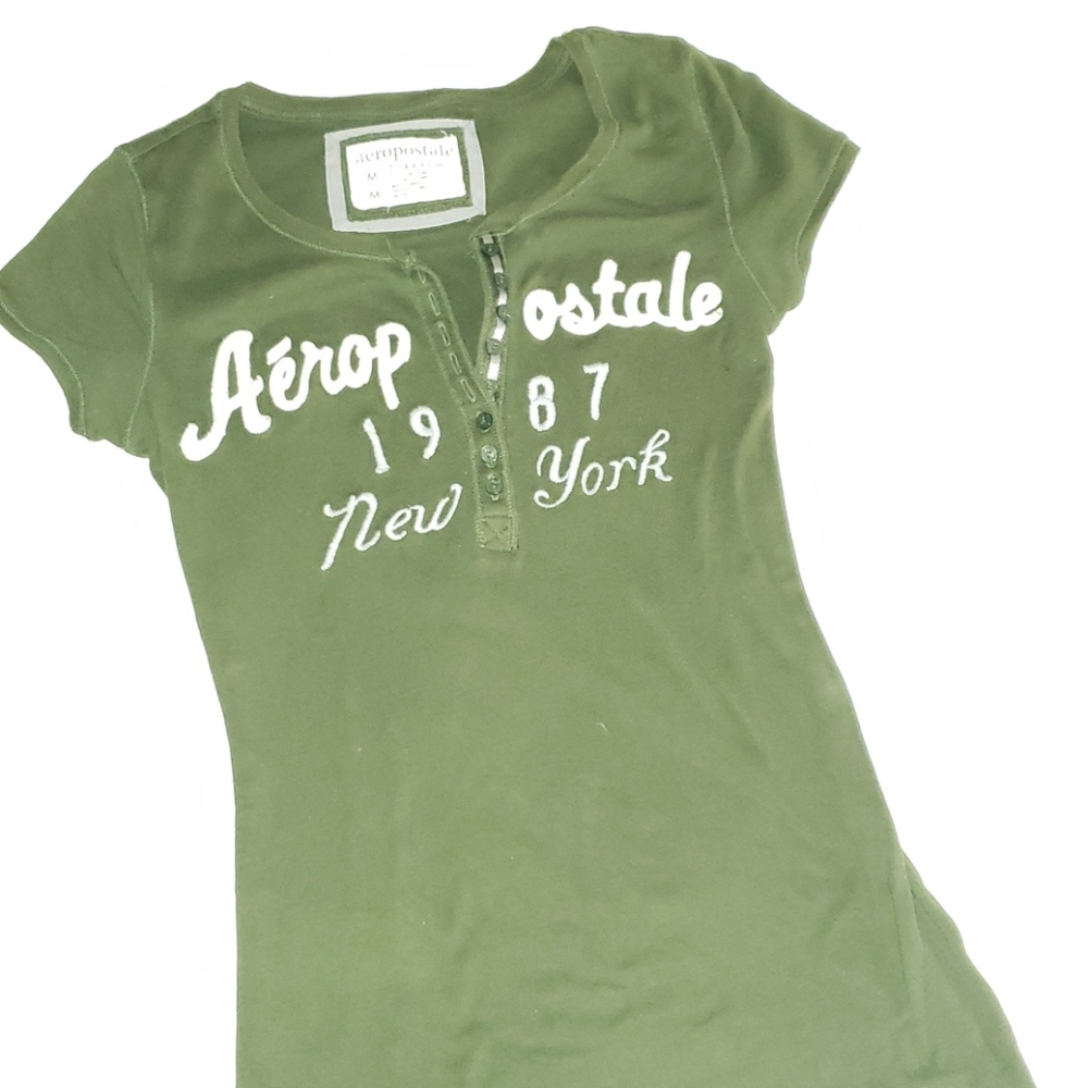 Aeropostale medium green shirt